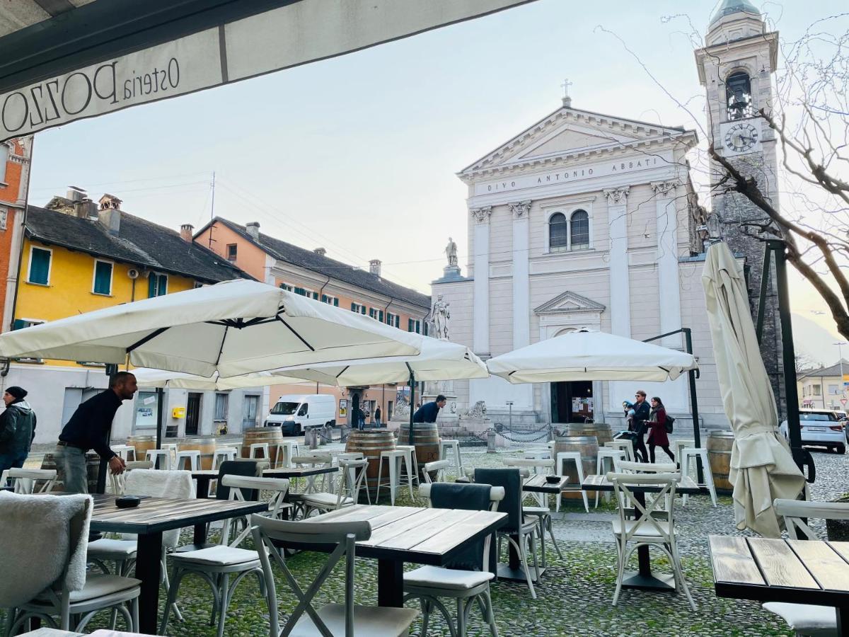 Hotel Osteria Pozzo Locarno Esterno foto